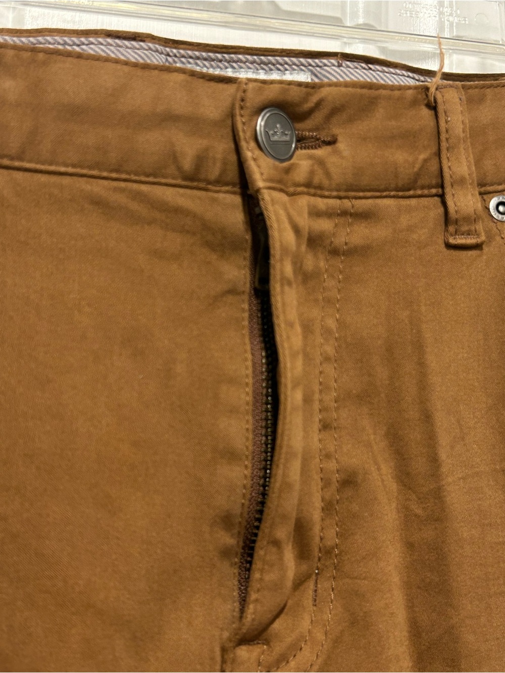 Peter Millar Crown Ultimate Sateen 5-Pocket Pants Chestnut Brown Men's Size 35 - Picture 4 of 13